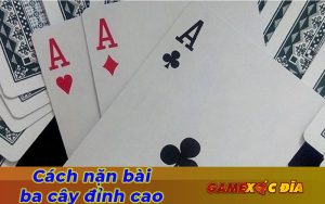 Tổng hợp những cách nặn bài ba cây siêu đỉnh